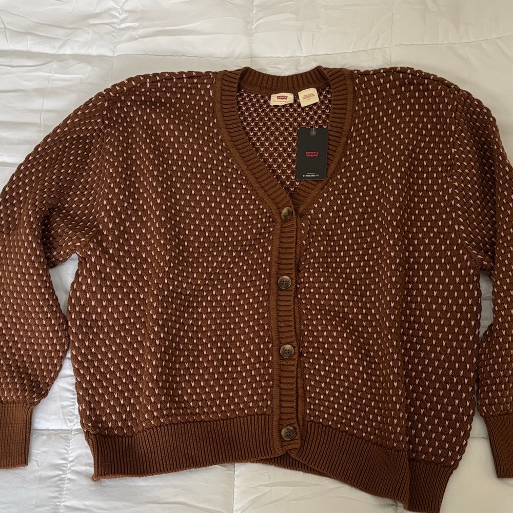 Levi's Brown Knit woman’s Cardigan
